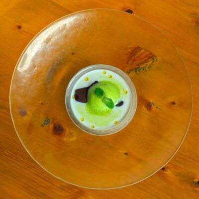 【新じゃがを使ったポタージュ、珈…
